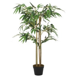 VidaXL Sztuczny bambus, 380 liści, 80 cm, zielony