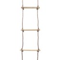 VidaXL Drabinka sznurowa dla dzieci, 290 cm, drewniana