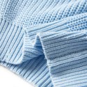 Sweter dziecięcy z dzianiny, niebieski, 104