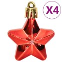 VidaXL 112-cz. zestaw ozdób świątecznych, czerwono-zielono-złoty