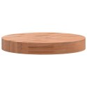 VidaXL Blat do stolika, Ø30x4 cm, okrągły, lite drewno bukowe