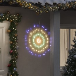 VidaXL Ozdoby świąteczne ze 140 lampkami LED, 2 szt., kolorowe, 17 cm