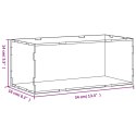 VidaXL Pudełko ekspozycyjne, przezroczyste, 34x16x14 cm, akrylowe