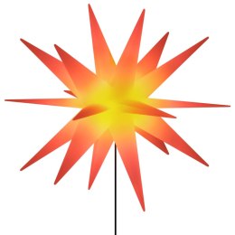 VidaXL Ozdoba świetlna LED na kołku, składana, czerwona, 57 cm