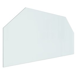 VidaXL Panel kominkowy, szklany, sześciokątny, 100x50 cm