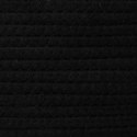 VidaXL Kosz do przechowywania, czarno-biały, Ø49x65 cm, bawełna