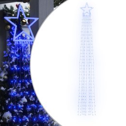 VidaXL Lampki choinkowe, 320 LED, niebieskie, 375 cm