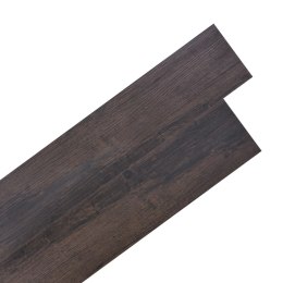 VidaXL Samoprzylepne panele podłogowe, PVC, 5,21 m², 2 mm, ciemny brąz