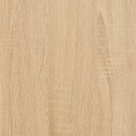 VidaXL Biurko, dąb sonoma, 141x141x75 cm, materiał drewnopochodny