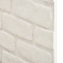 VidaXL Panele ścienne 3D, wzór białej cegły, 11 szt., EPS