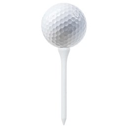 VidaXL Kołki tee do golfa, 1000 szt., białe, 70 mm, bambusowe