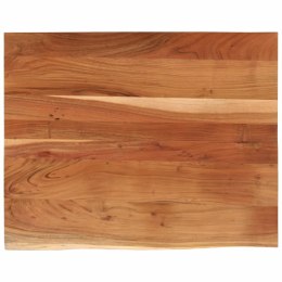 VidaXL Blat biurka, 100x80x2,5 cm, drewno akacjowe, naturalna krawędź