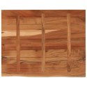 VidaXL Blat biurka, 90x80x2,5 cm, drewno akacjowe, naturalna krawędź