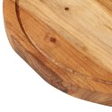 VidaXL Deska do krojenia, Ø40x2,5 cm, lite drewno akacjowe