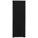 VidaXL Szafka kartotekowa, czarna, 90x46x134 cm, stalowa