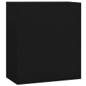 VidaXL Szafka kartotekowa, czarna, 90x46x103 cm, stalowa