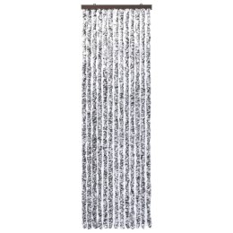 VidaXL Zasłona przeciwko owadom, brązowo-beżowa, 90x200 cm, szenil
