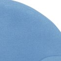 VidaXL Kanapa dla dziecka, rozkładana, niebieska, miękki plusz