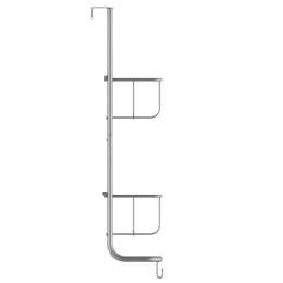 EISL Półka ścienna, matowa, srebrna, matowa, 30,5x13x62 cm