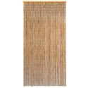 VidaXL Zasłona na drzwi, bambusowa, 100 x 200 cm