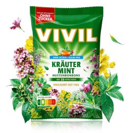 Vivil Krauter Mint Cukierki bez Cukru 120 g