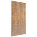 VidaXL Zasłona na drzwi, bambusowa, 90 x 220 cm