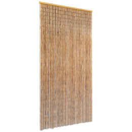 VidaXL Zasłona na drzwi, bambusowa, 90 x 220 cm
