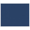 VidaXL Koc obciążeniowy, niebieski, 235x290 cm, 15 kg, tkanina