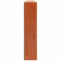 VidaXL Osłona grzejnika, woskowy brąz, 79,5x19x84 cm, drewno sosnowe