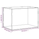 VidaXL Pudełko ekspozycyjne, przezroczyste, 56x36x37 cm, akrylowe