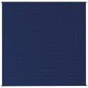 VidaXL Koc obciążeniowy, niebieski, 200x200 cm, 13 kg, tkanina
