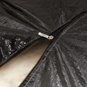VidaXL Torba do przechowywania choinki, czarna, 150x75x75 cm, PE