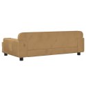 VidaXL Sofa dla dzieci, brązowa, 90x53x30 cm, aksamit