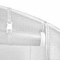 VidaXL Szklarnia ze stalową ramą, biała, 120 m², 20x6x2,85 m