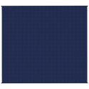 VidaXL Koc obciążeniowy, niebieski, 200x220 cm, 9 kg, tkanina