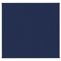 VidaXL Koc obciążeniowy, niebieski, 220x240 cm, 11 kg, tkanina