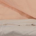VidaXL Zestaw pościeli, różowy, 220x240 cm, bawełna