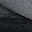 VidaXL Zestaw pościeli, ciemnoszary, 240x220 cm, bawełna
