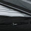 VidaXL Zestaw pościeli, czarno-biały, 260x240 cm, bawełna