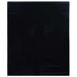 VidaXL Folia okienna statyczna, matowa, czarna, 90x2000 cm, PVC