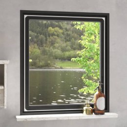 VidaXL Magnetyczna moskitiera okienna, biała, 120x140 cm