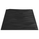 VidaXL Panele ścienne, 12 szt., czarne, 50x50 cm, XPS, 3 m², kamień