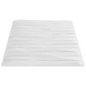 VidaXL Panele ścienne, 24 szt., białe, 50x50 cm, XPS, 6 m², kamień