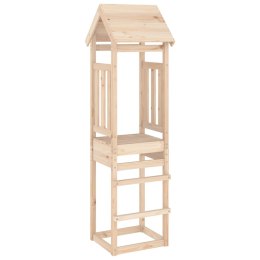 VidaXL Wieża do placu zabaw, 52,5x46,5x206,5 cm, lite drewno sosnowe
