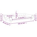 VidaXL Sofa dla dzieci, różowa, 100x50x26 cm, aksamit