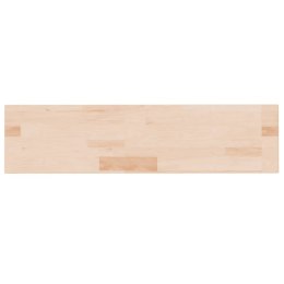 VidaXL Półka, 80x20x2,5 cm, surowe lite drewno dębowe
