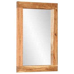 VidaXL Lustro, 70x50 cm, lite drewno akacjowe i szkło