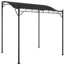 VidaXL Zadaszenie, antracytowe, 2x2,3 m, 180 g/m², tkanina i stal