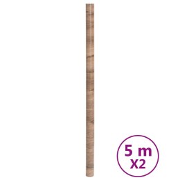 VidaXL Samoprzylepna okleina meblowa, imitacja drewna, 90x500 cm, PVC