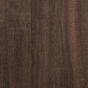 VidaXL Biurko brązowy dąb 120x50x75 cm metal i materiał drewnopochodny